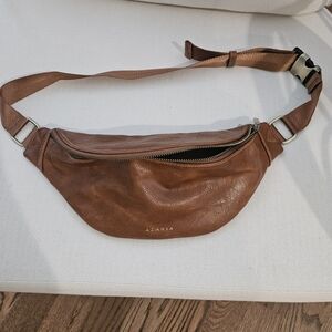 Azaria Amie Fanny Pack in Cognac Dimensions: 14" width x 6" height x 4" depth